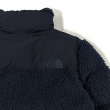 1円～!売切!【正規新品】THE NORTH FACE◆SHERPA NUPTSE JACKET ダウンジャケット ヌプシ モコモコ ロゴ刺繍 アウトドア(S)紺 190122-160_画像10