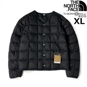 1円～!売切!【正規新品】THE NORTH FACE◆LHOTSE REVERSIBLE 中綿ジャケット ダウン US限定 キルティング リバーシブル(XL)黒 190122-130