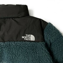 1円～!売切!【正規新品】THE NORTH FACE◆SHERPA NUPTSE JACKET ダウンジャケット ヌプシ モコモコ シェルパフリース ボア(L)緑 190122-175_画像9