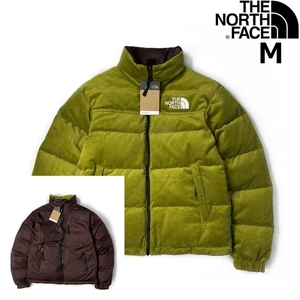 1円～!売切!【正規新品】THE NORTH FACE◆1992 REVERSIBLE NUPTSE JACKET コーデュロイ ヌプシ リバーシブル US限定(M)緑 茶 190122-190