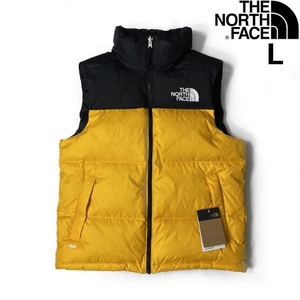 1円～!売切!【正規新品】THE NORTH FACE◆1996 RETRO NUPTSE VEST ダウンベスト ヌプシ US限定 2023最新 キャンプ(L)黄 190122-115