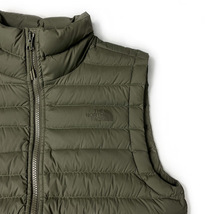 1円～!売切!【正規新品】THE NORTH FACE◆STRETCH DOWN VEST ダウンベスト US限定 RDS 軽量 パッカブル キャンプ(M)緑 カーキ 190122-90_画像4