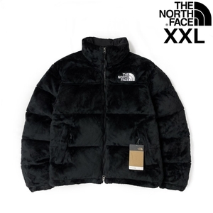 1円～!売切!【正規新品】THE NORTH FACE◆VERSA VELOUR NUPTSE JACKET ダウン ヌプシ US限定 ベロア ファー 日本未発売(XXL)黒 190122-180