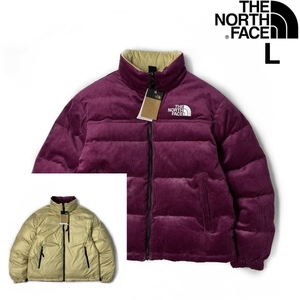 1円～!売切!【正規新品】THE NORTH FACE◆1992 REVERSIBLE NUPTSE JACKET コーデュロイ ヌプシ リバーシブル US限定(L)紫 190122-190