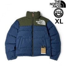 1円～!売切!【正規新品】THE NORTH FACE◆1992 LOW-FI HI-TEK NUPTSE JACKET ダウン ヌプシ US 限定品 撥水 ロゴ刺繍(XL)青 緑 190122-190_画像1