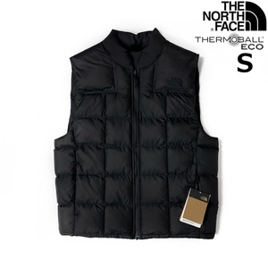 1円～!売切!【正規新品】THE NORTH FACE◆LHOTSE REVERSIBLE VEST 中綿 ベスト US限定 キルティング リバーシブル ダウン(S)黒 190122-100