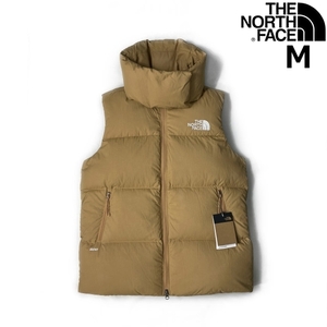 1円～!売切!【正規新品】THE NORTH FACE◆W GLACIER BASIN VEST ダウンベスト US限定 軽量 ロゴ刺繍 防寒 アウトドア(M)茶 190122-135