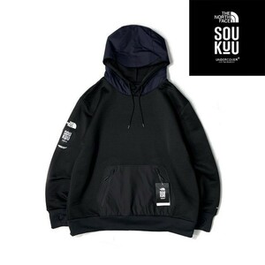 1円～!売切!【正規新品】THE NORTH FACE × UNDERCOVER DotKnit DOUBLE HOODIE パーカー 二ット US買付 コラボ 限定品 SOUKUU(XL)黒 240127