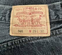 90s リーバイス501 先染めブラック USA ビンテージ 古着 Levis_画像2