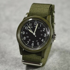 MIL-W-46374 GG-W-113 レプリカ ミリタリーウォッチ US 米軍 ベトナム NATOベルト TIMEX HAMILTON