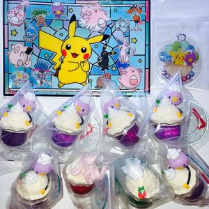 Pokemon Yummy! sweets mascot3 フワンテ　ユキハミ　ミュウ　ポケモンゲットビンゴなど