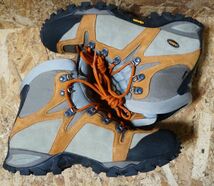 AKU 防水GORE-TEX 本革使用トレッキングブーツ US7.5 登山靴　グレー/オレンジ アク_画像9
