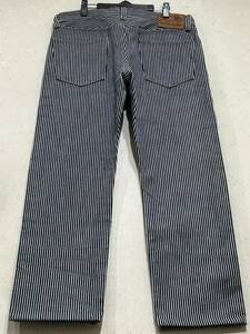 *. island jeans KOJIMA GENES Hickory Denim pants made in Japan large size 40 BJBD.A