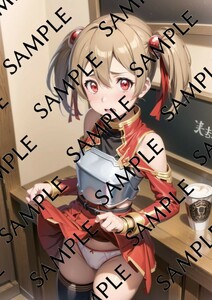 【送料無料】【匿名配送】A4サイズブロマイドポスター SAO ソードアート・オンライン シリカ ⑥