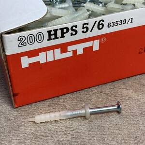 HILTI ヒルティ　プラスチック系打込みアンカー HPS 5/6　64539/1　 200本　未使用