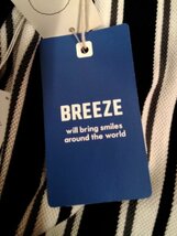 ap8190 ○送料無料 新品 BREEZE ブリーズ キッズ 白くま 刺繍入り ポロシャツ サイズ120 ホワイト ブラック ネイビー マルチボーダー_画像7