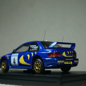 1/43 エリクソン スウェーディッシュ 優勝 hpi SUBARU Impreza WRC 97 #4 Eriksson 1997 Swedish winner スバル インプレッサ wrc97 555の画像2