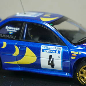 1/43 エリクソン スウェーディッシュ 優勝 hpi SUBARU Impreza WRC 97 #4 Eriksson 1997 Swedish winner スバル インプレッサ wrc97 555の画像9