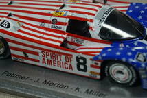 1/43 ルマン 3位 ヨースト spark Porsche 956 #8 1986 Le Mans 24h 3rd SPRIT OF AMERICA JOEST ポルシェ スピリット・オブ・アメリカ_画像9