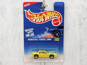 ポンティアック フィエロ PONTIAC FIERO 2M4 黄■*難 1996 US版 HOT WHEELS ホットウィール