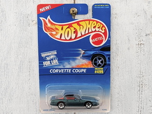 シボレー コルベット クーペ CHEVROLET CORVETTE COUPE 緑■*難 1996 US版 HOT WHEELS ホットウィール