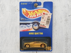 ブルーカード アウディ アヴス クアトロ AUDI AVUS QUATTRO 銀■*難 1993 US版 HOT WHEELS ホットウィール