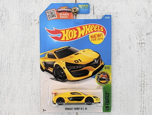 2016New! ルノー スポール ＲＳ RENAULT SPORT R.S. 01 黄■*難 US版 HOT WHEELS ホットウィール