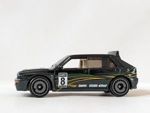 ▽1/64 ジャンク LOOSE▽ランチア デルタ インテグラーレ LANCIA DELTA INTEGRALE 緑▽2022 HOT WHEELS ホットウィール