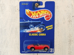 ブルーカード クラシック コブラ CLASSIC COBRA 赤■*難 1992 US版 HOT WHEELS ホットウィール