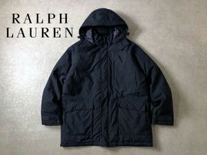 RALPH LAUREN CHAPS●極暖ピーチスキン素材ダウン ジャケット●ラルフローレン●ネイビー