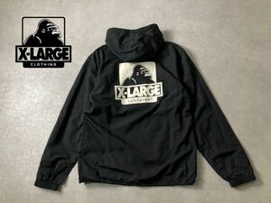 X-LARGE●ゴリラロゴ バックプリント フード コーチ ジャケット●エクストララージ