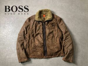 HUGO BOSS●エコムートン ボア デザイン ミリタリー フライト ジャケット●ヒューゴボス●大谷翔平