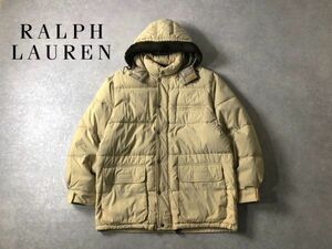 RALPH LAUREN CHAPS●ダウン ジャケット●ナチュラルカラー ブルゾン●ラルフローレン