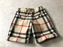 BURBERRY●100cm●ノバチェック柄デザイン ショート パンツ●バーバリー_画像4