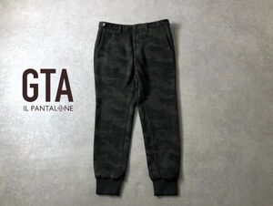 GTA●SLIM FIT カモフラ迷彩柄 ジョガー パンツ