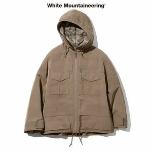 美品●White Mountaineering x UNIQLO●ハイブリッド ダウン パーカー●ホワイトマウンテニアリング