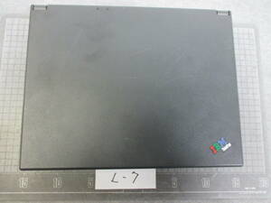 L7 IBM Thinkpad 380Z ノートPC　 通電確認のみしました。