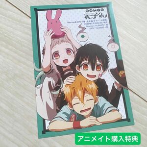 地縛少年 花子くん ポストカード pash! 8月号 アニメイト購入特典