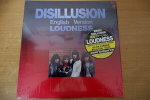 Z2-219＜LP/美品＞ラウドネス / DISILLUSION - English Version -