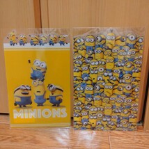 minion minions ミニオンズ ミニオン セット ボブ 日本 限定 日本製 下敷き 文具 コレクション desk pad limited collection made in Japan_画像1