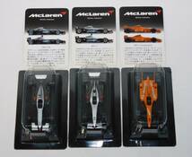 京商 1/64 マクラーレン MP4/12 ＃9 / MP4/17D ＃5 / MP4/12 Presentation #10 McLaren ミニカーコレクション 3台_画像1