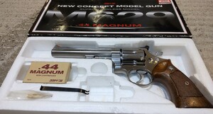 コクサイ S&W M629 44マグナム 6インチ 発火式モデルガン 表面バフ掛け研磨済み。