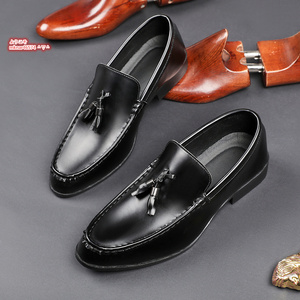  новый продукт мужской бизнес обувь Loafer туфли без застежки натуральная кожа обувь ходить на работу casual телячья кожа обувь для вождения 24.5~27.5cm