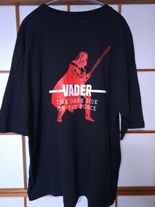 新品 未使用 スターウォーズ　 ４L　半袖Tシャツ 大きめ メンズ ルームシュア パジャマ 送料無料即決 Aら　綿　ダース・ベイダー