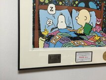 DEATH NYC 額付き 世界限定100枚 アートポスター SNOOPY スヌーピー The Starry Night ヴァンゴッホ 可愛い 現代アート_画像5