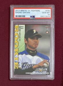 2013年 BBM 日本ハムファイターズ 大谷翔平 ルーキーカード PSA 10 GEM MINT RC Rookie Ohtani