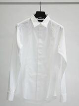 【junhashimoto】ジュンハシモト DRESS SHIRTS 長袖 ビジネス ドレス シャツ 3 ホワイト タグ付き 新品 未着用_画像2