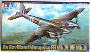 1/48 タミヤ / DeHavilland Mosquito FB Mk.VI/NF MK.Ⅱ(デ・ハビランドモスキート) 61062【未使用】