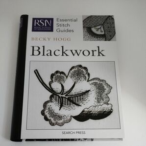 ブラックワーク　Becky HoggRSN ESG: Blackwork: Essential Stitch Guides 英語版
