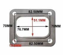 T4 強化メタルガスケット タービン 1枚 エキマニ 04b t04e T04S 60-1 62-1 T04R、T04Z t66 t67 t70 t88 gt35r GT40R GT4088R GT42R CGQ14D_画像2